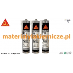 SIKA SIKAFLEX 221 biały 300ml materialylakiernicze.pl